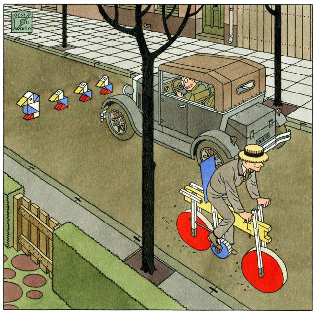 de fiets van rietveld...