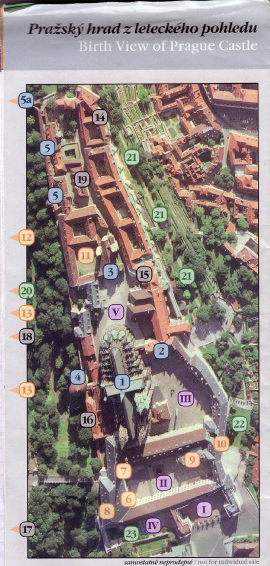 birth view of prague castle...