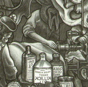 detail van het hoesje