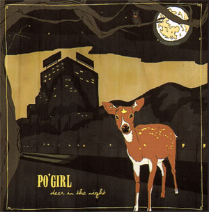 deer in the night...