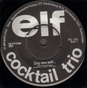 het cocktail trio zingt voor elf…