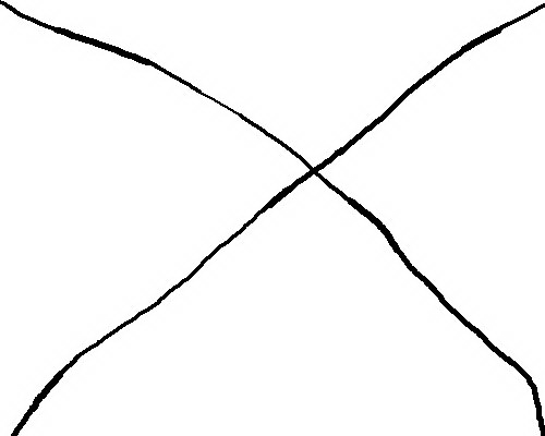 een kruis en een enveloppe…