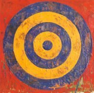 jasper johns abstract in het kwadraat