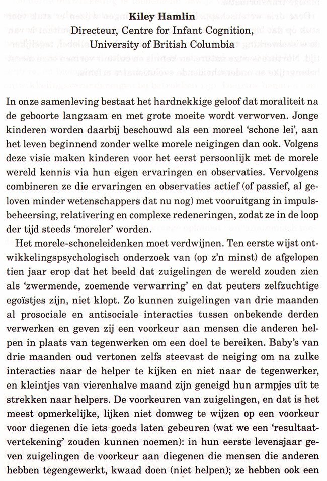 een moreel schone lei