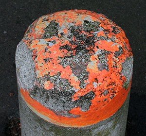 rood paaltje