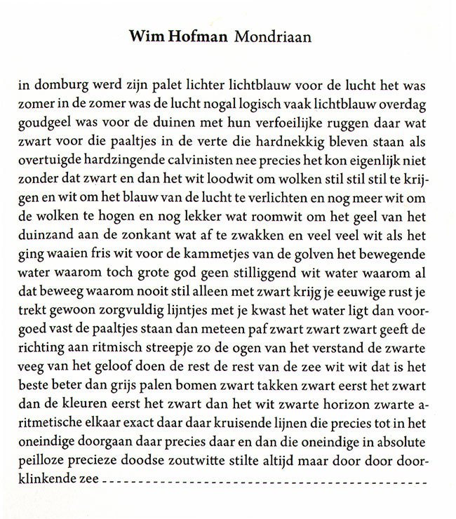 wim hofman - mondriaan