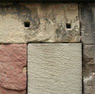 de muur van de frankentoren in trier