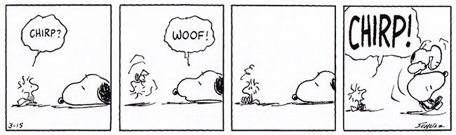 snoopy en woodstock