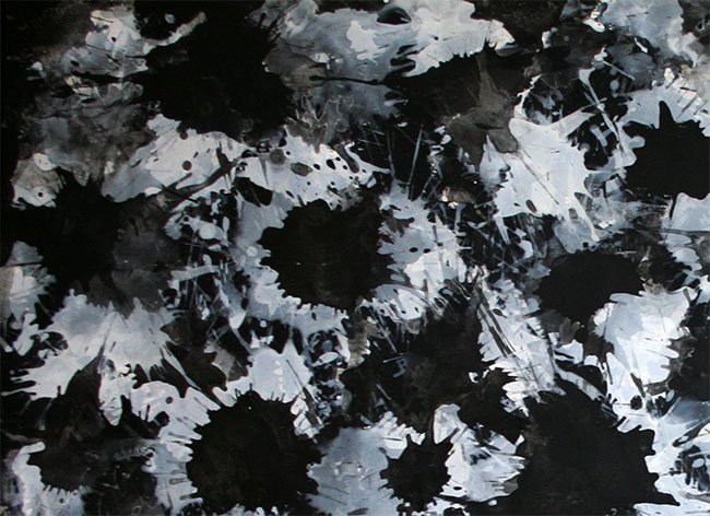 detail spatschilderij