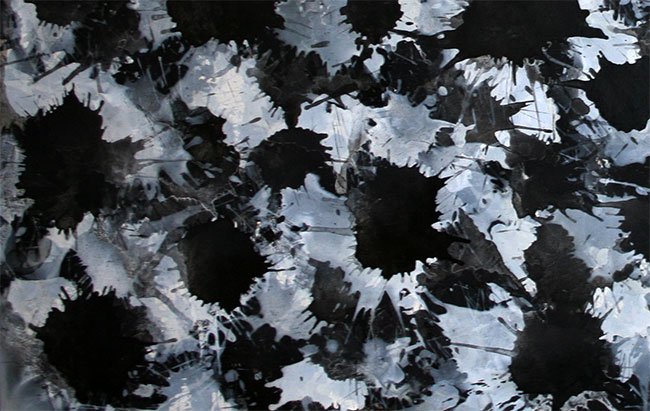 detail spatschilderij