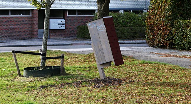 minibieb vanaf de straat