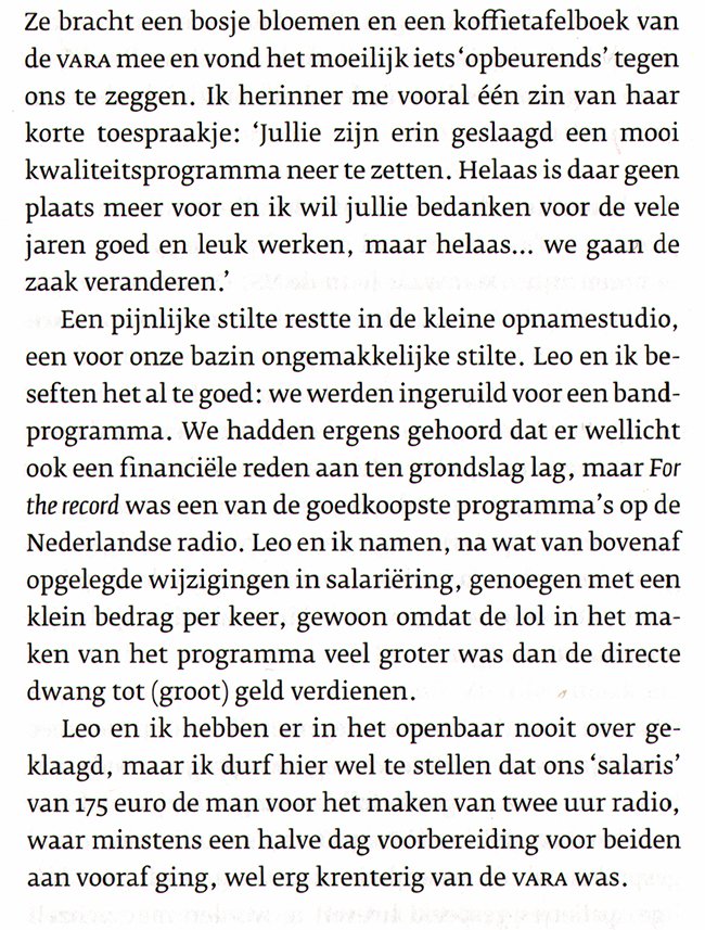 helaas... we gaan de zaak veranderen