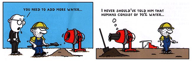meer water...