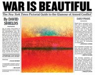 war is beautiful – een boek van david shields, besproken door rik moors