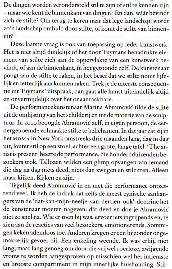 waar bevindt zich de stilte?
