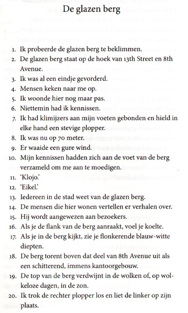 de glazen berg