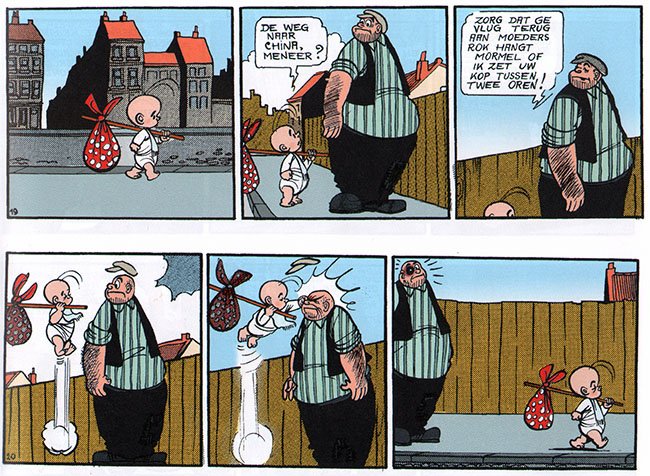 ik zet uw kop tussen twee oren...