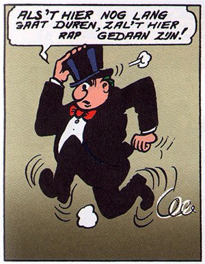 als het hier nog lang duurt...