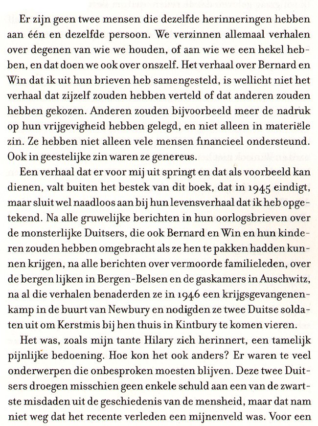 een verhaal dat er voor mij uitspringt...