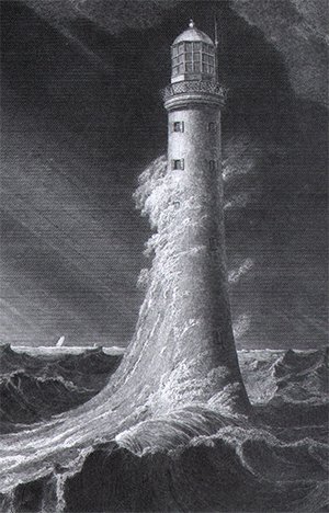 bell rock bij storm