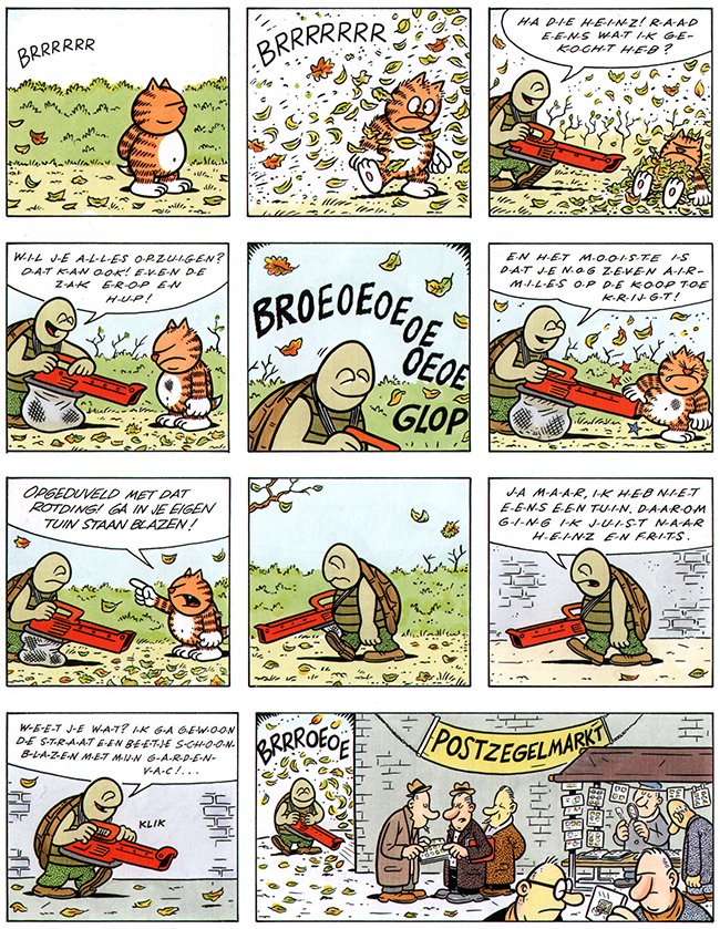 jodocus en zijn bladblazer
