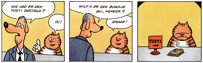 wilt u er een bordje bij?