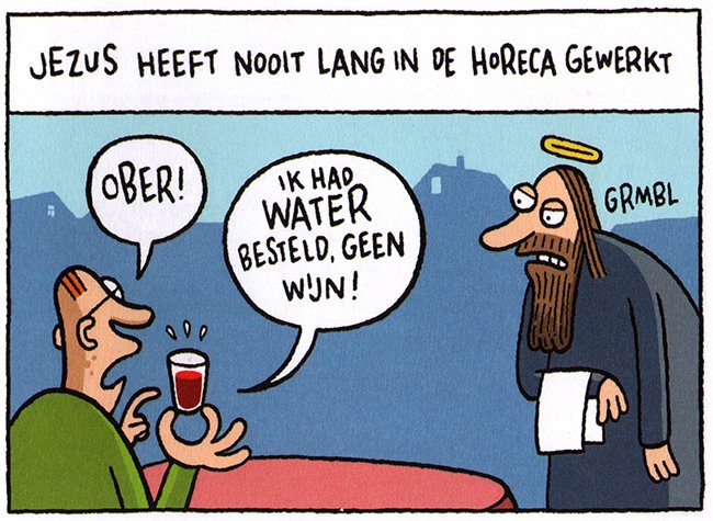 jezus in de horeca