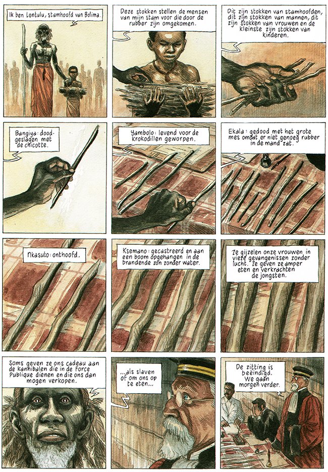 slachtoffers van de rubberhandel