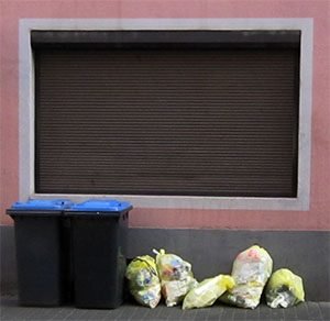 gele zakken