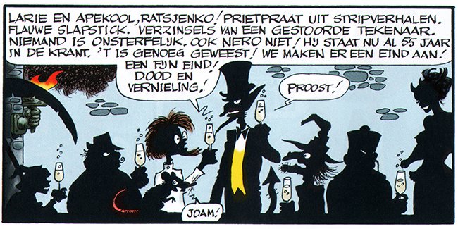 verzinsels van een gestoorde tekenaar