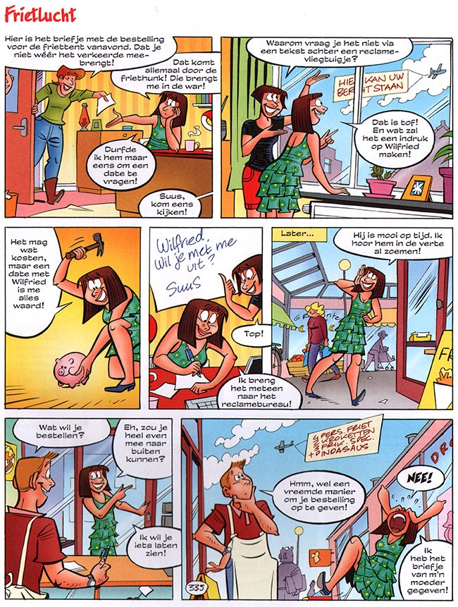 een vreemde boodschap