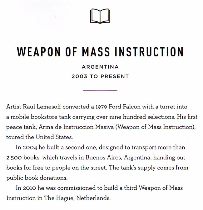 weapon of mass instruction