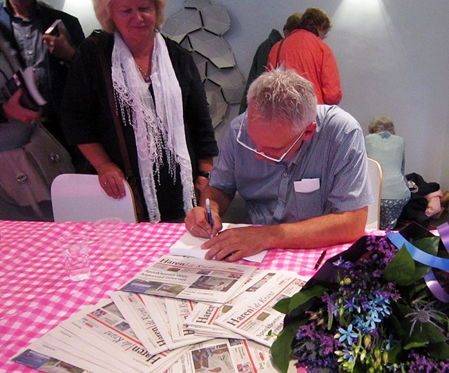 de hoofdredacteur van haren de krant