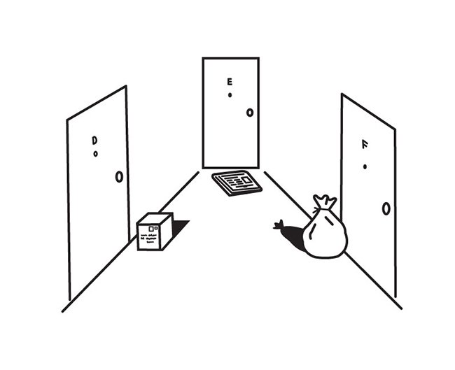 the hallway