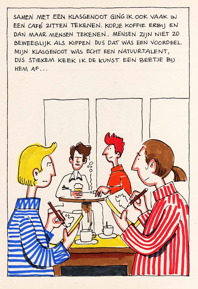 de kunst afkijken