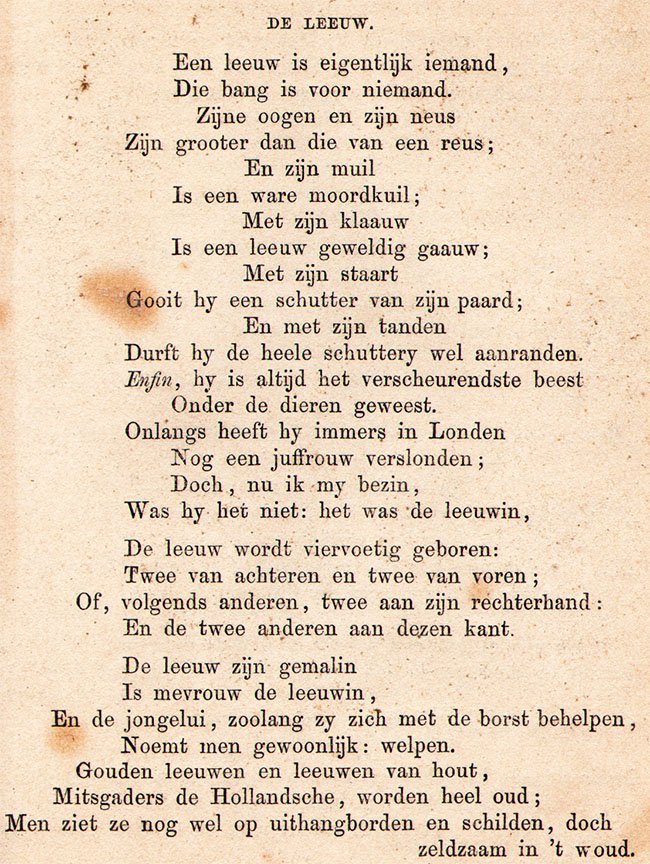de leeuw
