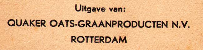 bij de havermout...