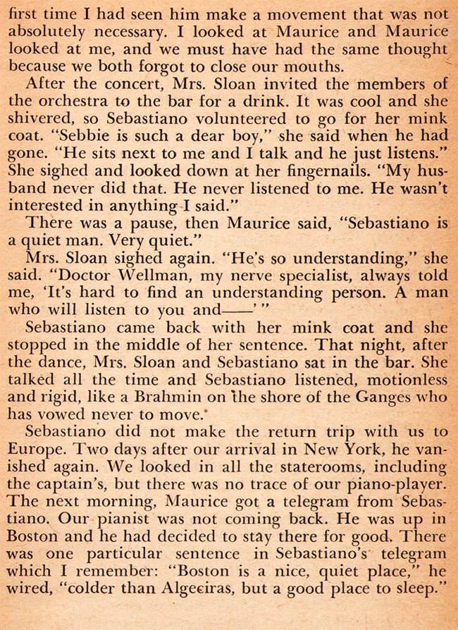 sebastiano is a quiet man, very quiet.