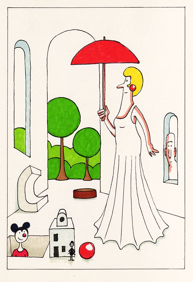 surrealistische taferelen