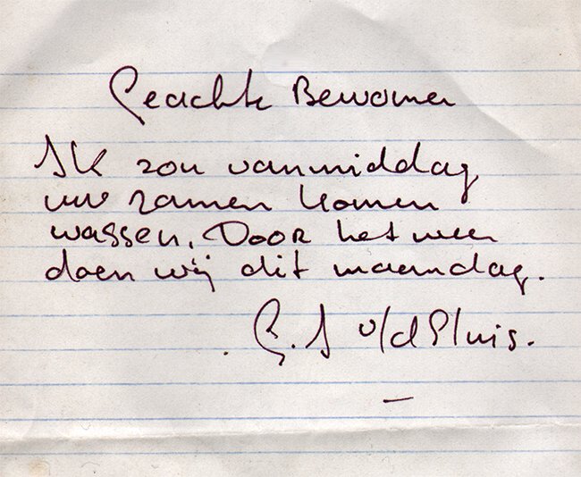 door het weer... kattebelletje