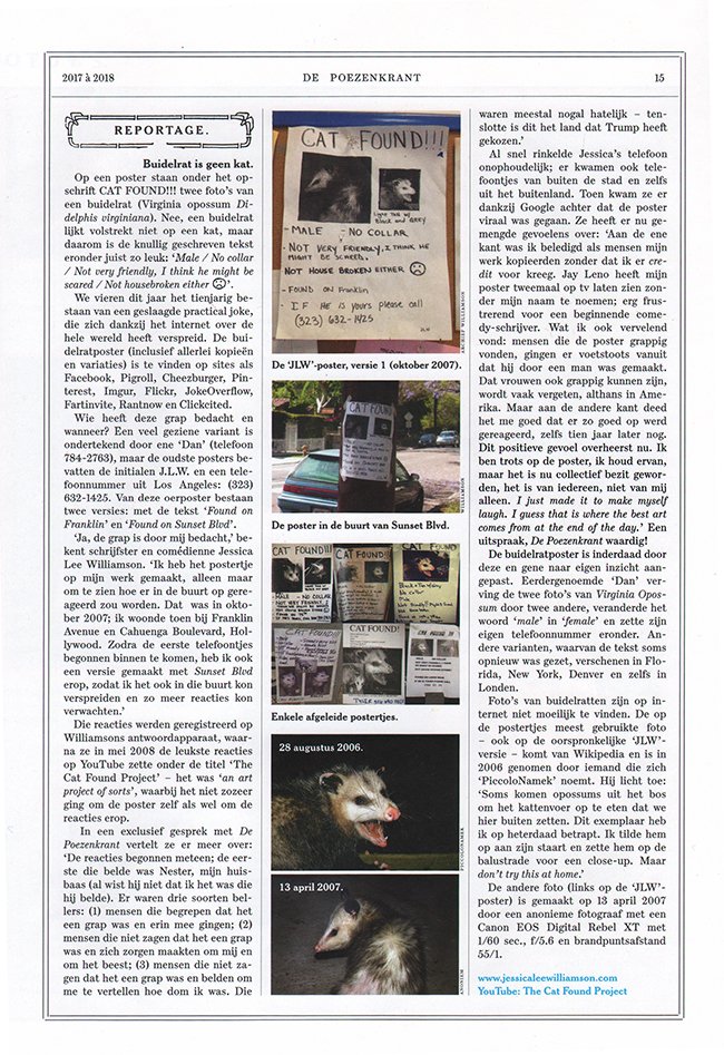 reportage op pagina 15