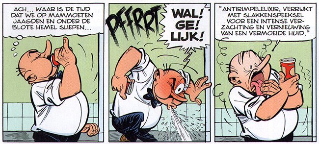 lambik neemt een biertje uit de koelkast