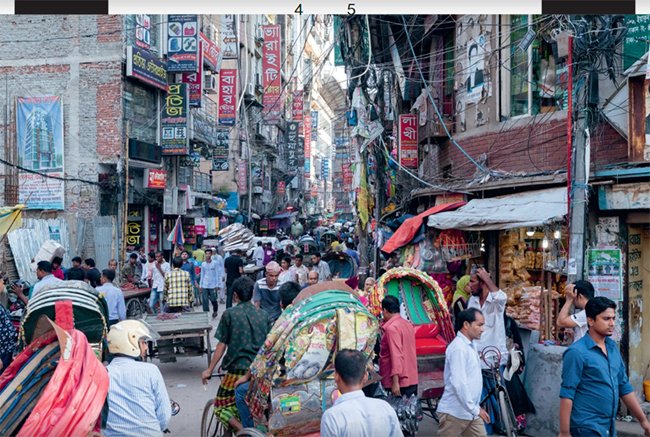 stadsleven in bangladesh