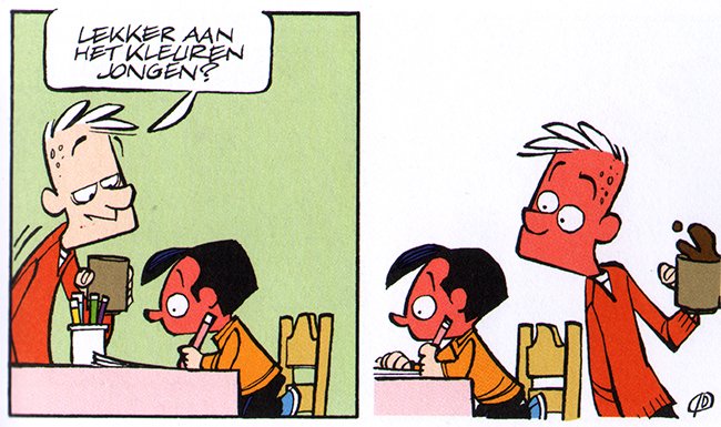 lekker aan het kleuren?