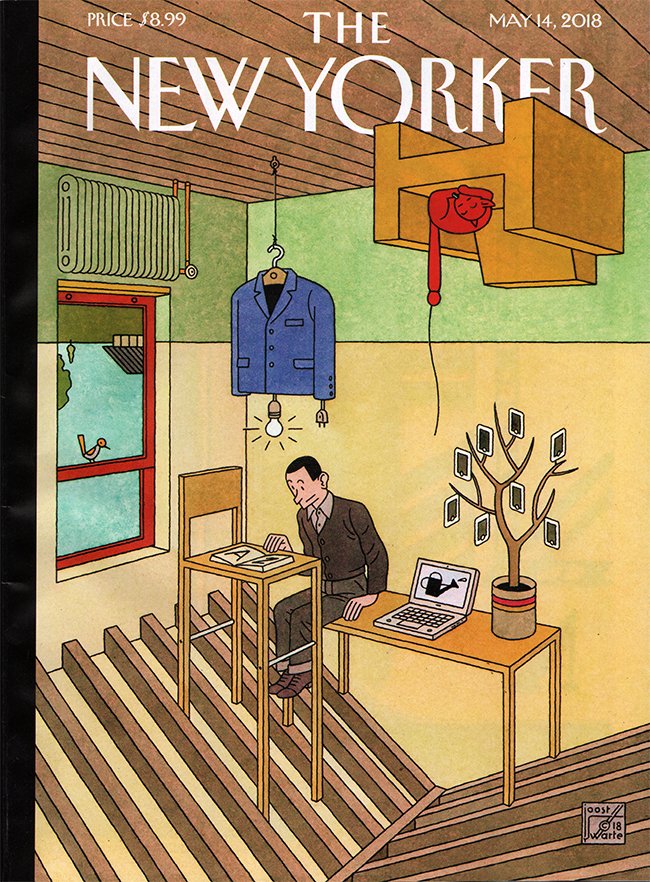 smart design cover van the New Yorker