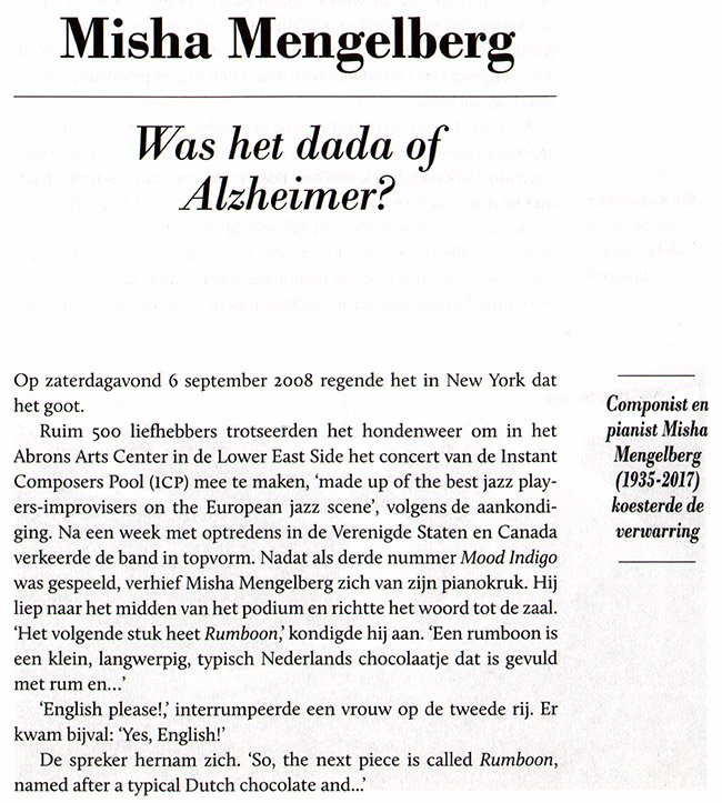 misha mengelberg