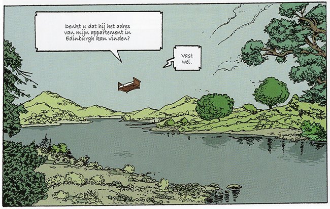een vliegend bed