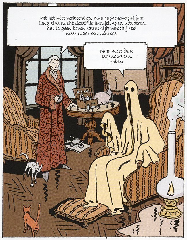 gesprek met een spook