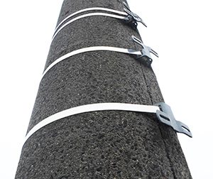een betonnen paal