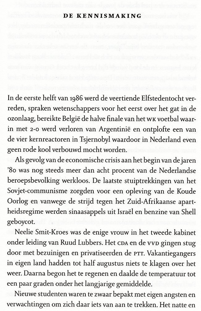 de kennismaking